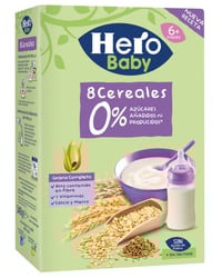 Papilla Hero Baby 8 cereales 340 g