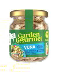 Preparado vegetal Vuna Garden Gourmet a base de proteína de guisante sabor atún 175 g