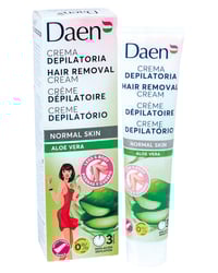 Crema depilatoria corporal Daen aloe 125 ml