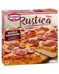 Pizza Rústica Double Pepperoni  Dr. Oetker 565 g
