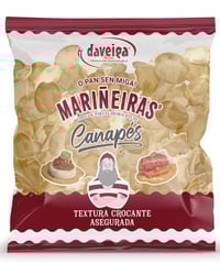 Tostas de pan Daveiga Mariñeiras Canapé 500 g