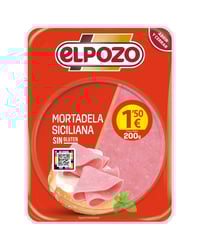 Mortadela ElPozo siciliana 200 g