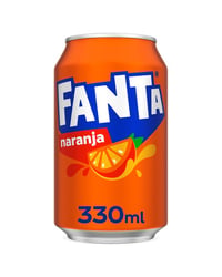 Fanta naranja lata 33 cl