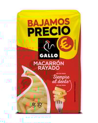 Pasta Gallo macarrón rayado 400 g