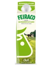 Leche Feiraco semidesnatada brik 1 L