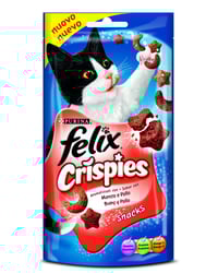 Snack gato Félix Crispies buey 45 g