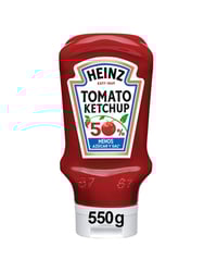 Ketchup Heinz 50% menos azúcar 550 g