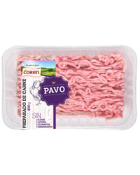 Carne picada de pavo bandeja 400 g