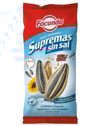 Pipas de girasol Facundo tostadas sin sal bolsa 100 g
