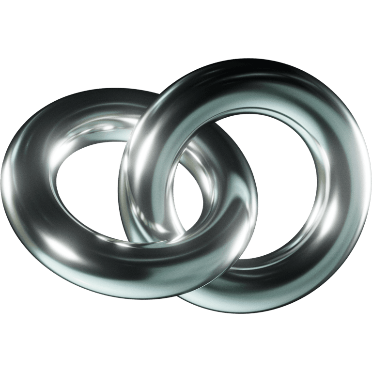 Chrome Chain Links Double