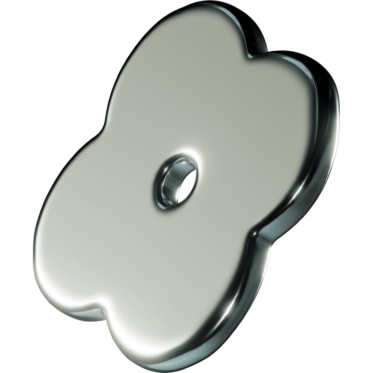 Chrome Cloud Disc Hollow