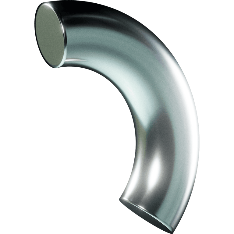 Chrome Curved Pipe