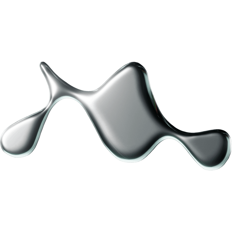 Chrome Liquid Wave