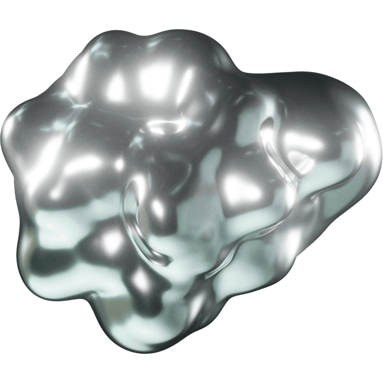 Chrome Molten Blob