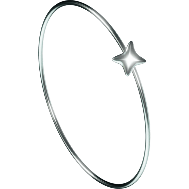 Chrome Orbit Ring Star Alt