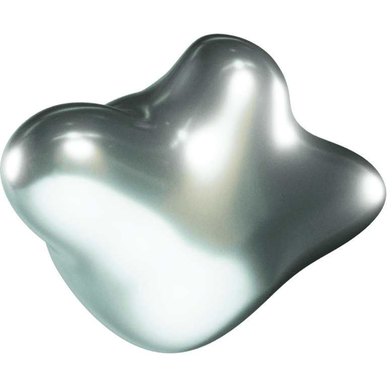 Chrome Organic Blob Bumpy