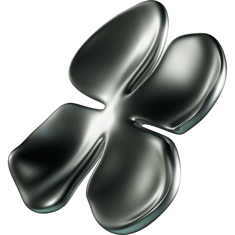 Chrome Puffy Asterisk