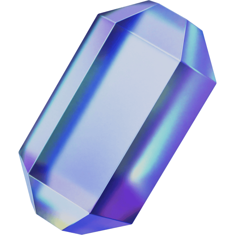 Holo Emerald Cut Gem