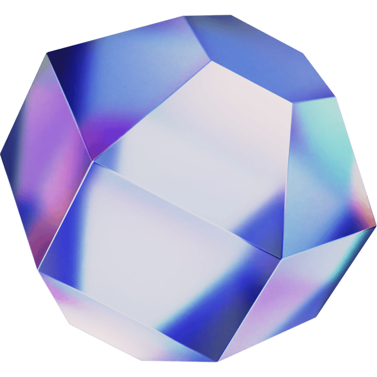 Holo Faceted Sphere