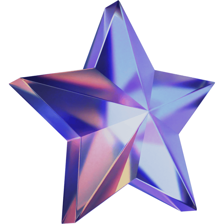 Holo Five Point Star