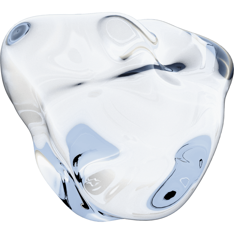 Liquid Clear Flat Droplet