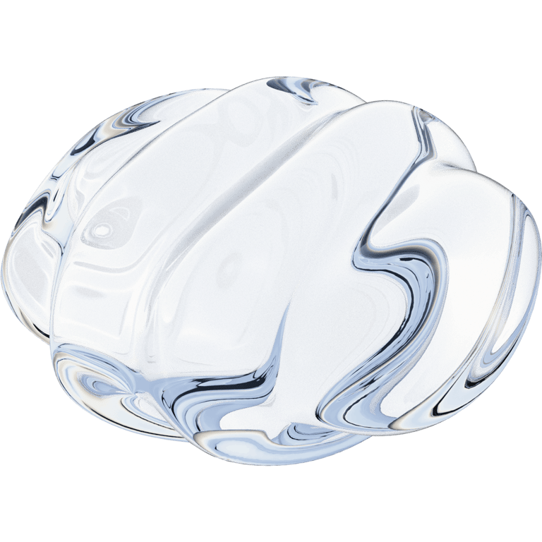 Liquid Clear Flat Pebble