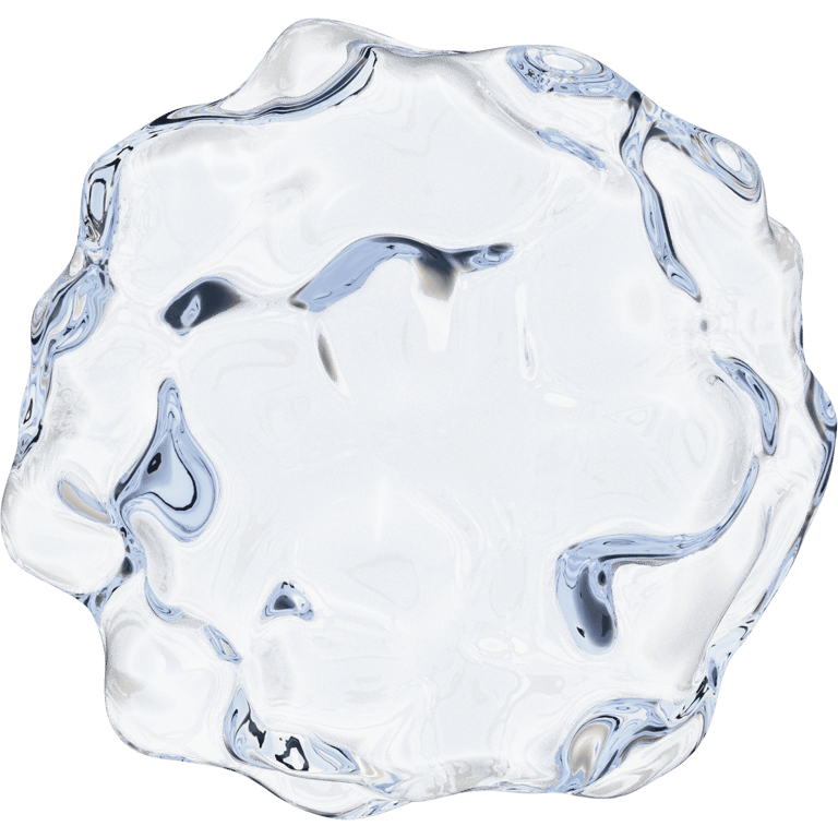 Liquid Ice Bumpy Sphere