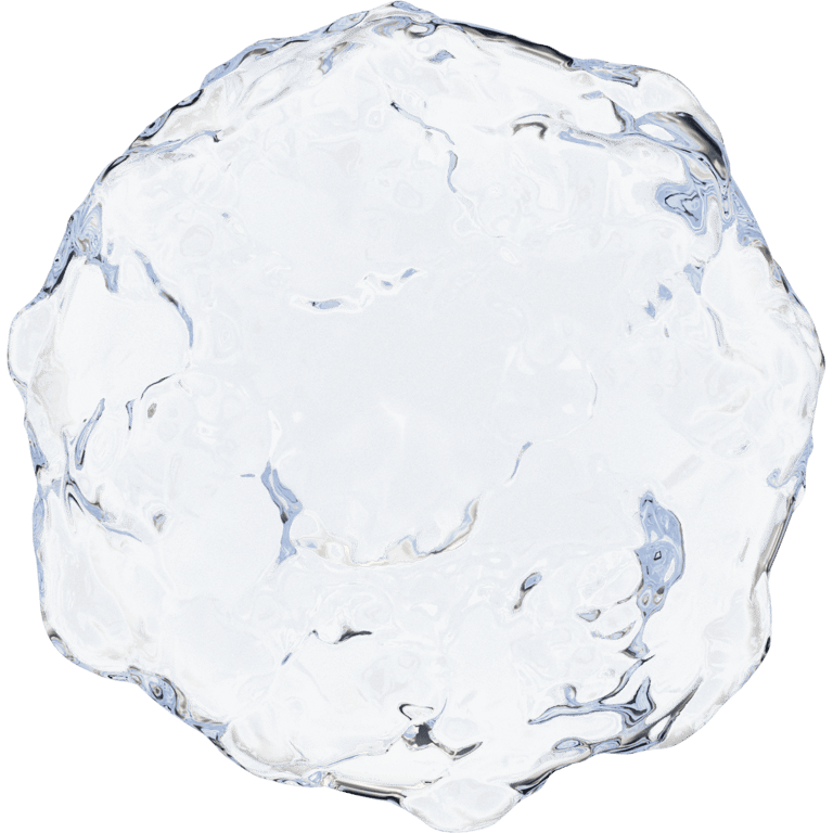 Liquid Ice Rough Sphere