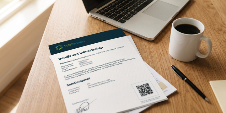 certificaat SoloPartners lidmaatschap