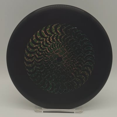 Discraft ESP Zone Black Green Silver Holographic Spiral Stamp – 174g