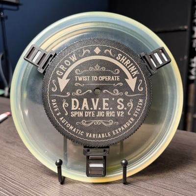 D.A.V.E.’S. Spin Dye Jig Rig (Auto Centering)
