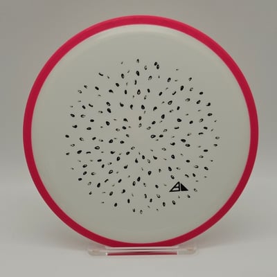 Axiom 2025 Dragon Fruit Edition Neutron Crave White Pink Rim Black Seed Stamp – 174g