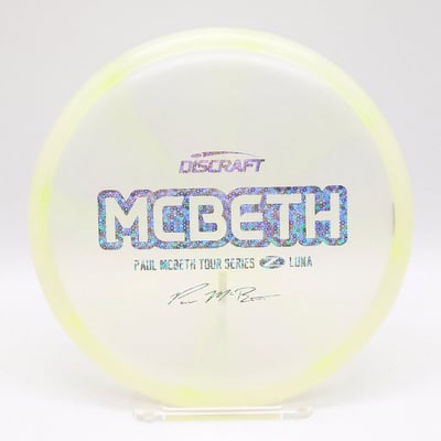 RARE NEW 2020 McBeth Discraft Z Luna Tour Series Yellow/Clear - 176g