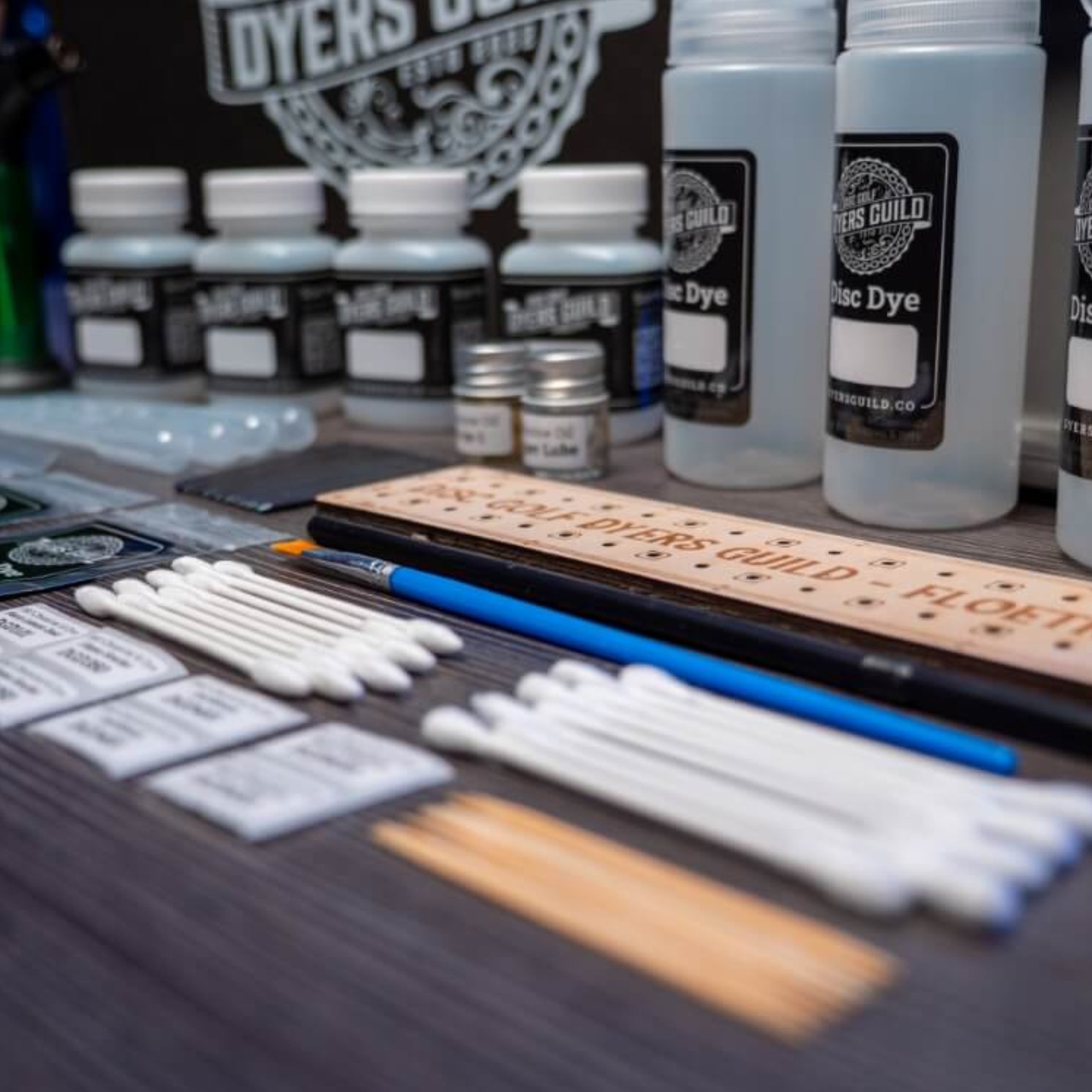 Disc Golf Dyers Guild – Starter Disc Dyeing Kit – Titanium
