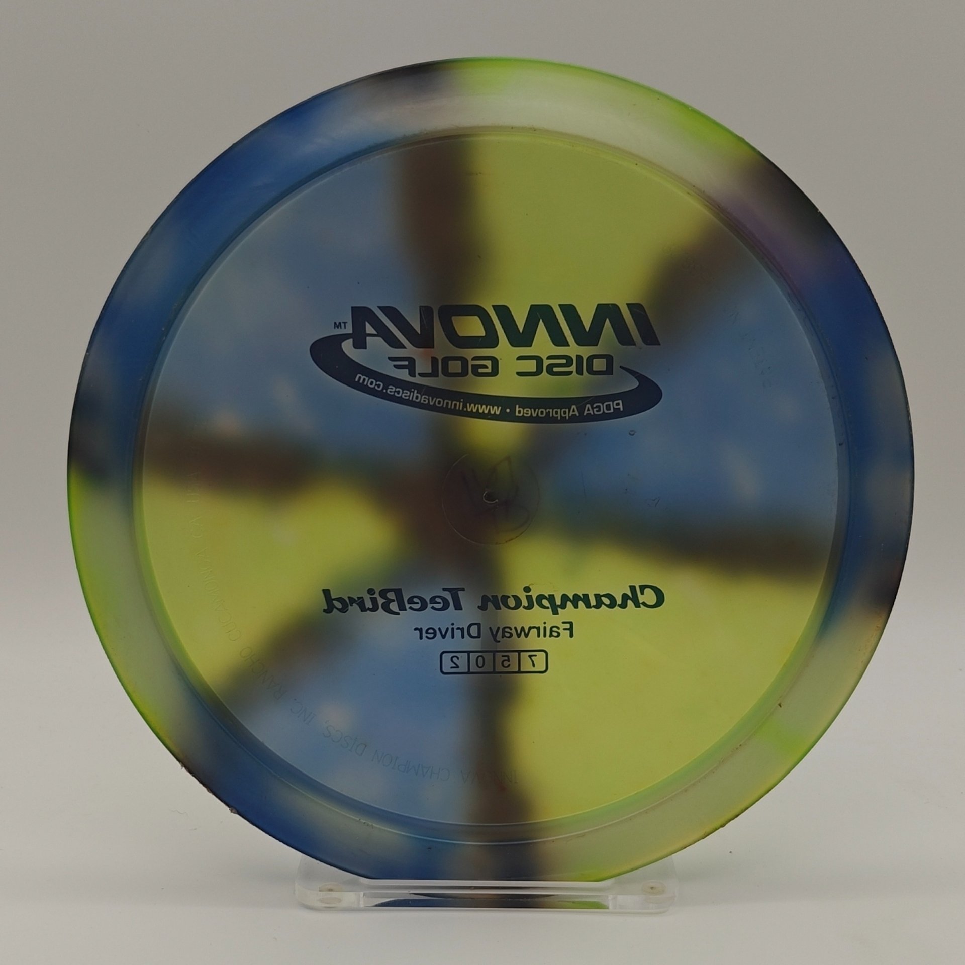 Innova I Dye Champion TeeBird Blue Green Yellow Used - 168g