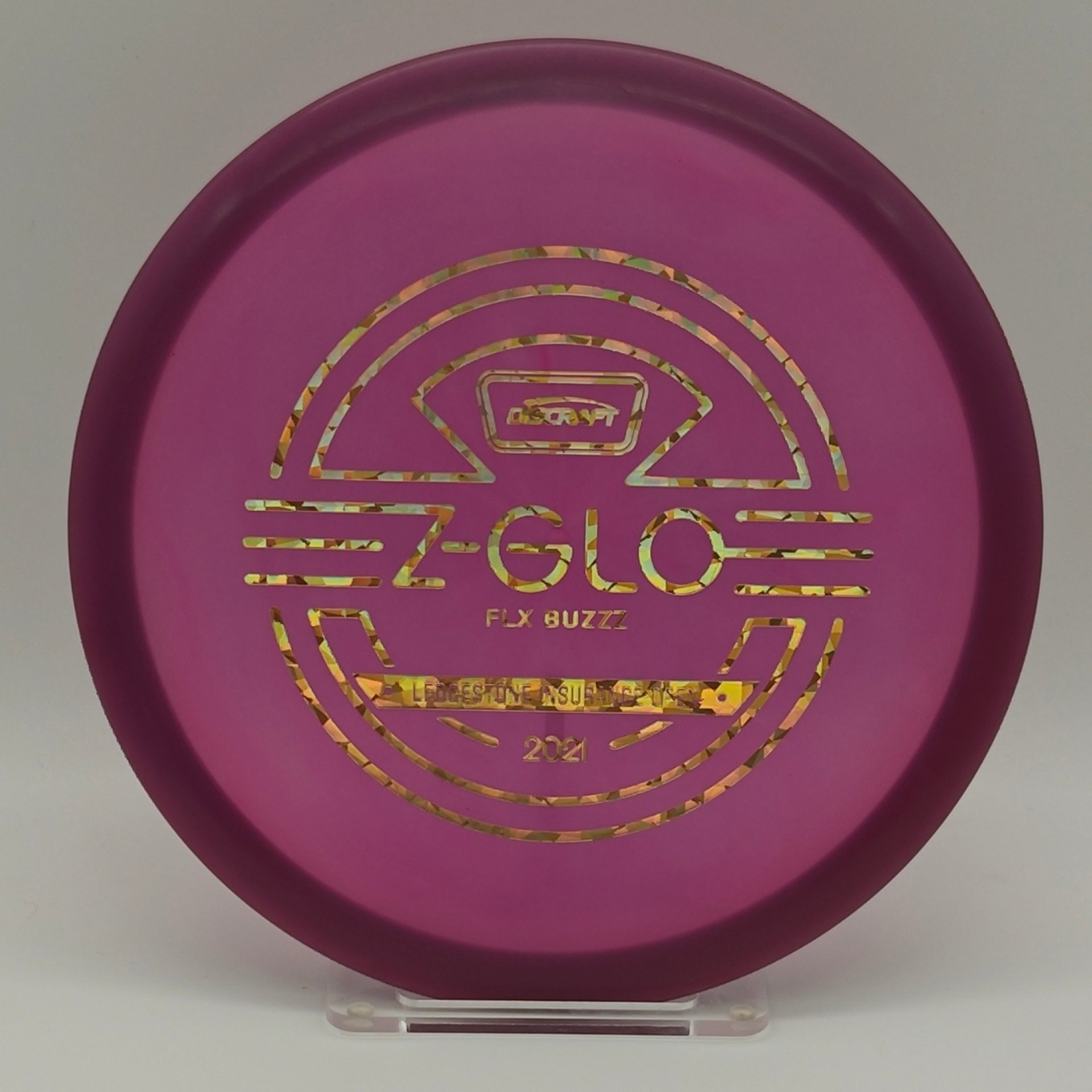 Discraft 2021 Ledgestone Z Glo FLX Buzzz Purple – 178g