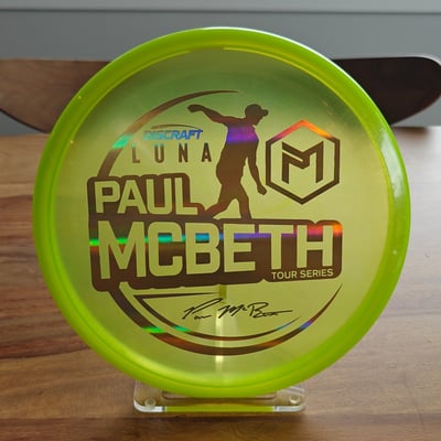 2021 Paul McBeth Tour Series Discraft Metallic Z Luna - 177g