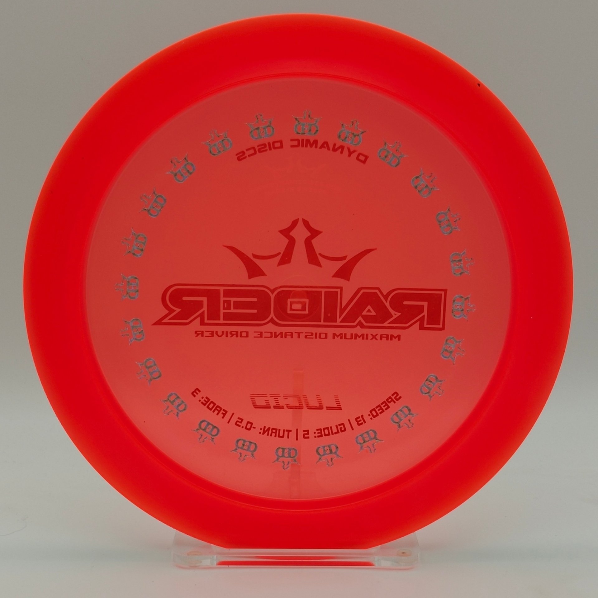 2019 First Run Dynamic Discs Lucid Raider DD Ring Bottom Stamp - 173g