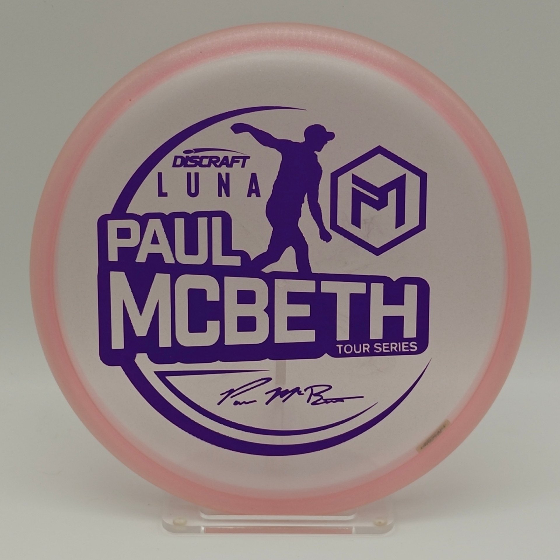 Discraft 2021 Paul McBeth Tour Series Metallic Z Luna Pink – 174g