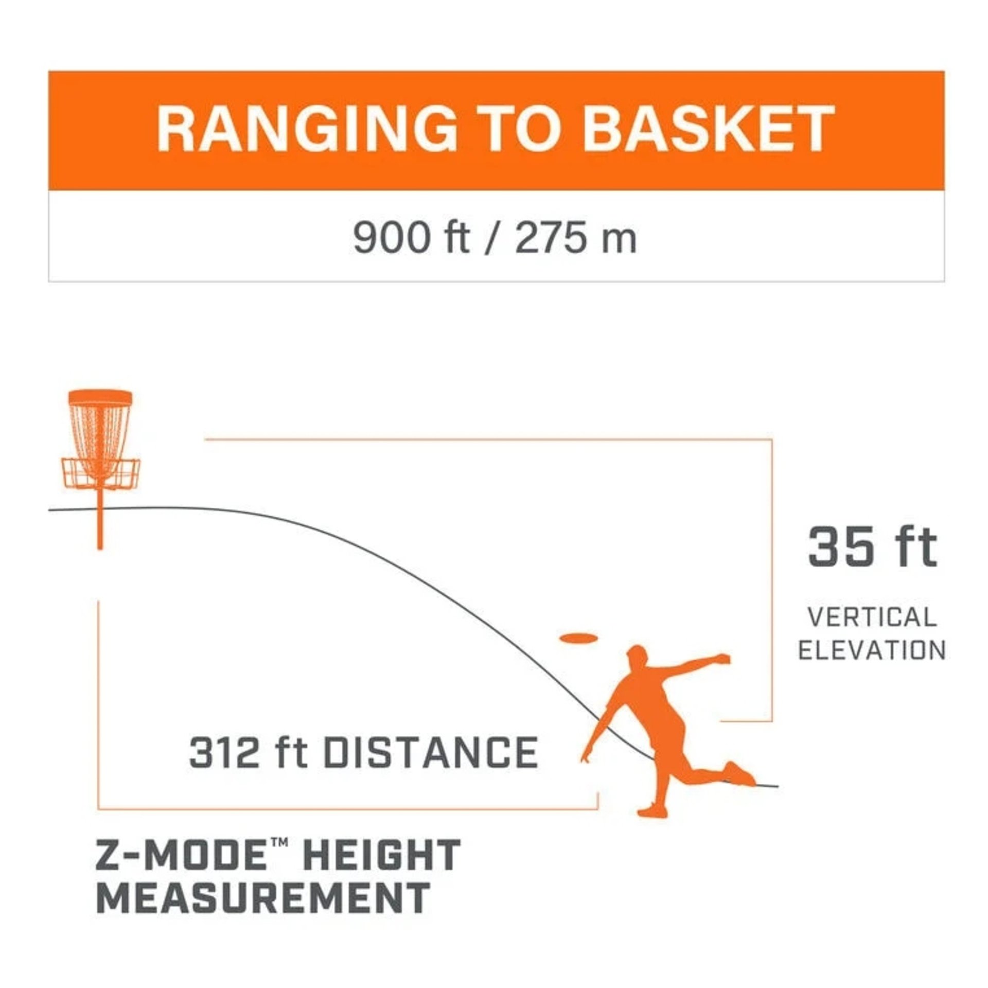 Bushnell Edge Disc Golf Laser Rangefinder