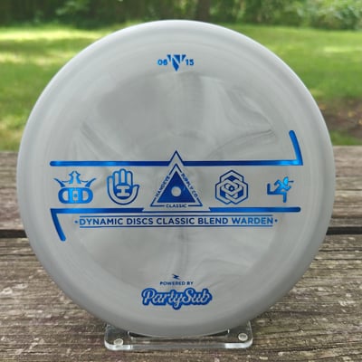 Dynamic Discs Classic Blend Warden Swirly PartySub - 175g