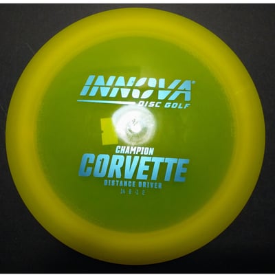new Champion CORVETTE 175 max grams Innova disc golf blue on yellow 14 speed distance