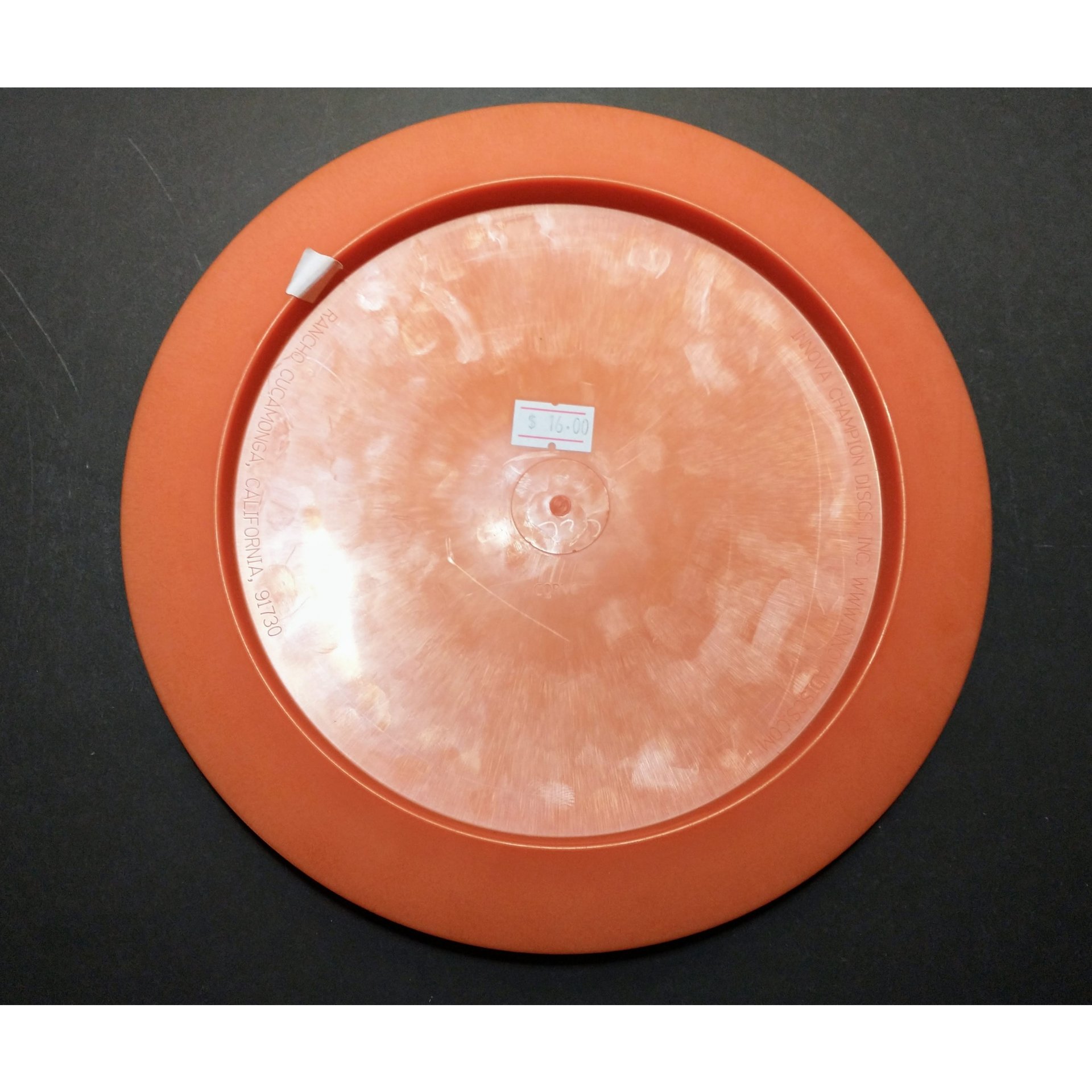 new GStar CORVETTE 175 max grams Innova disc golf teal on orange 14 speed distance