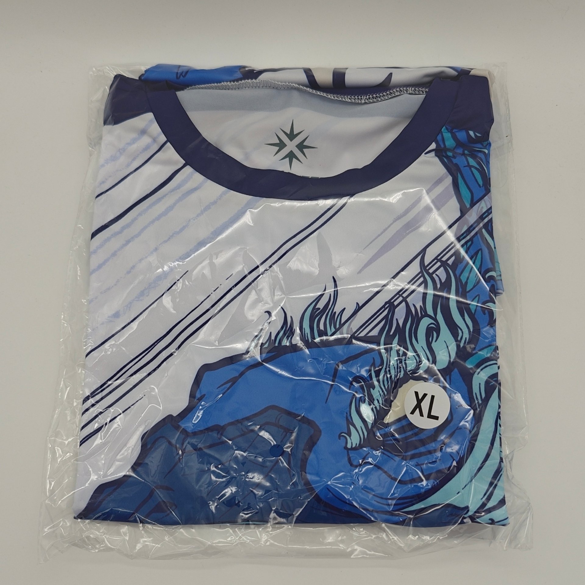 DFX Discs 2026 Tournament Jersey Blue Dragon White Navy – XL