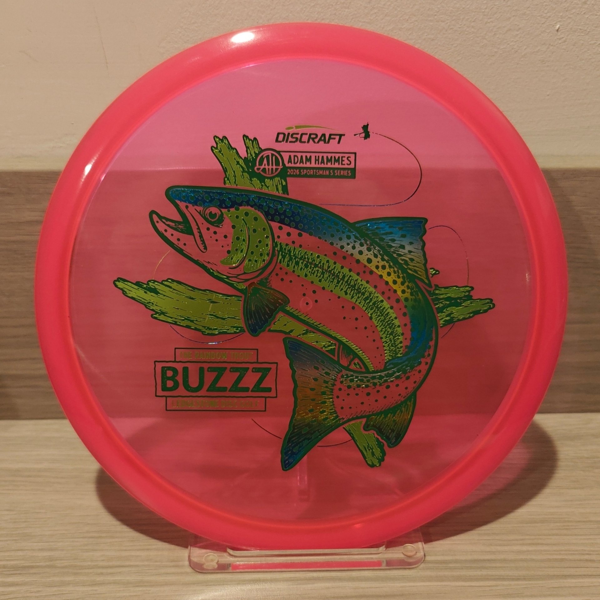 Discraft 2026 Adam Hammes Sportsman S Series CryZtal Buzzz Rainbow Trout - 180g