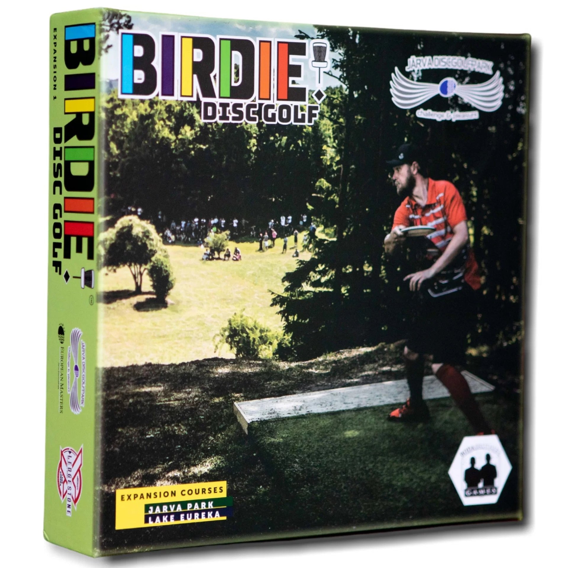 3x package 1st run BIRDIE! disc golf Board Game + Expansion Pack + Booster Cards
