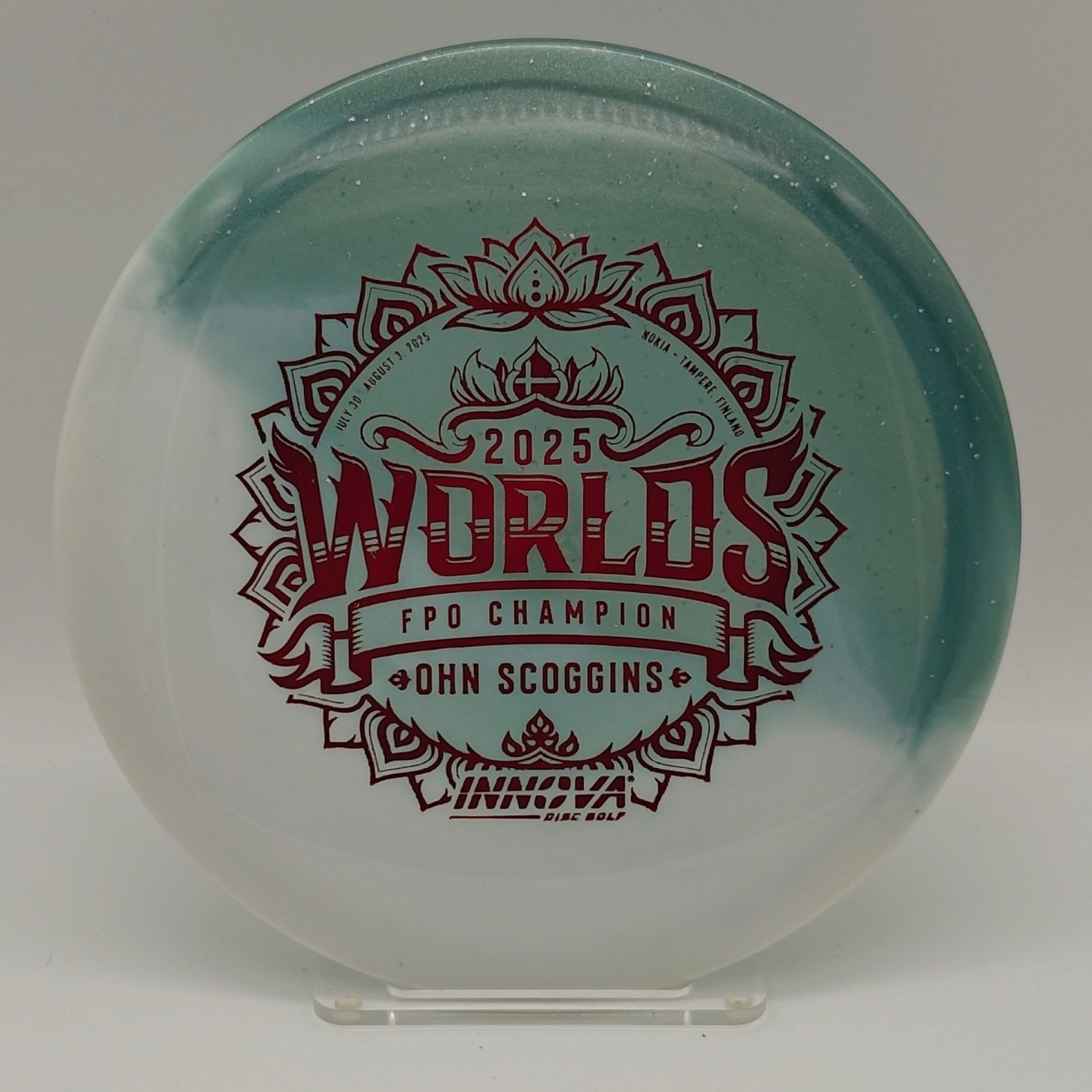 Innova Duo leopard 3 own Scoggins 2025 World special stamp blue gray Duo plastic with red stamp 177 gram new