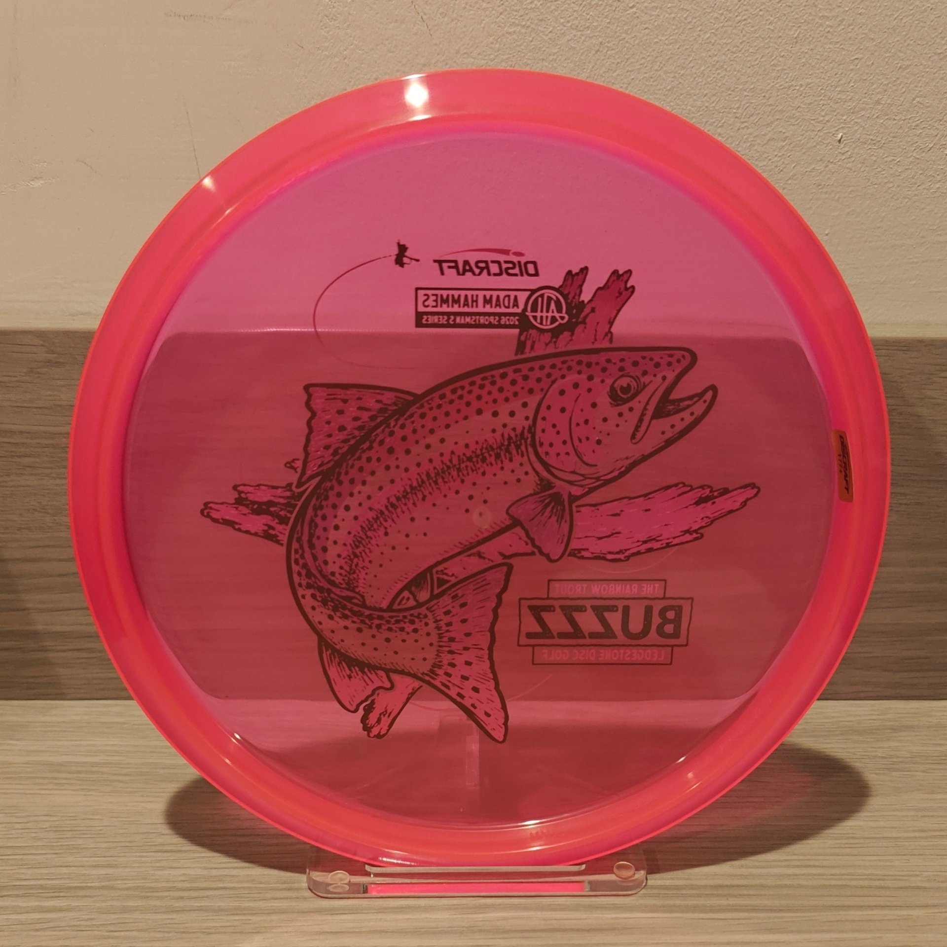 Discraft 2026 Adam Hammes Sportsman S Series CryZtal Buzzz Rainbow Trout - 180g