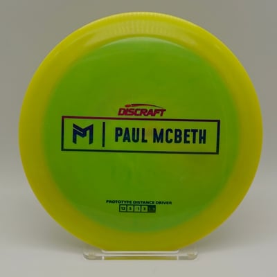 Discraft Paul McBeth Prototype ESP Kong Zeus Green Yellow Swirl – 173g