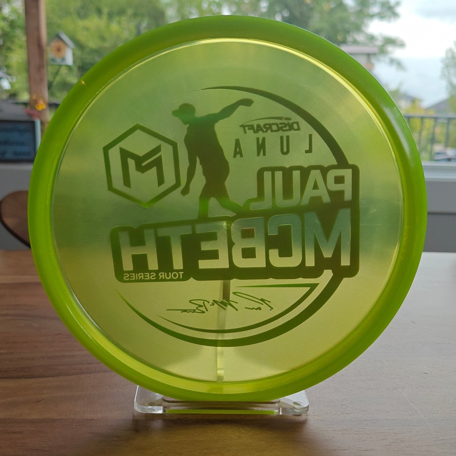 2021 Paul McBeth Tour Series Discraft Metallic Z Luna - 177g